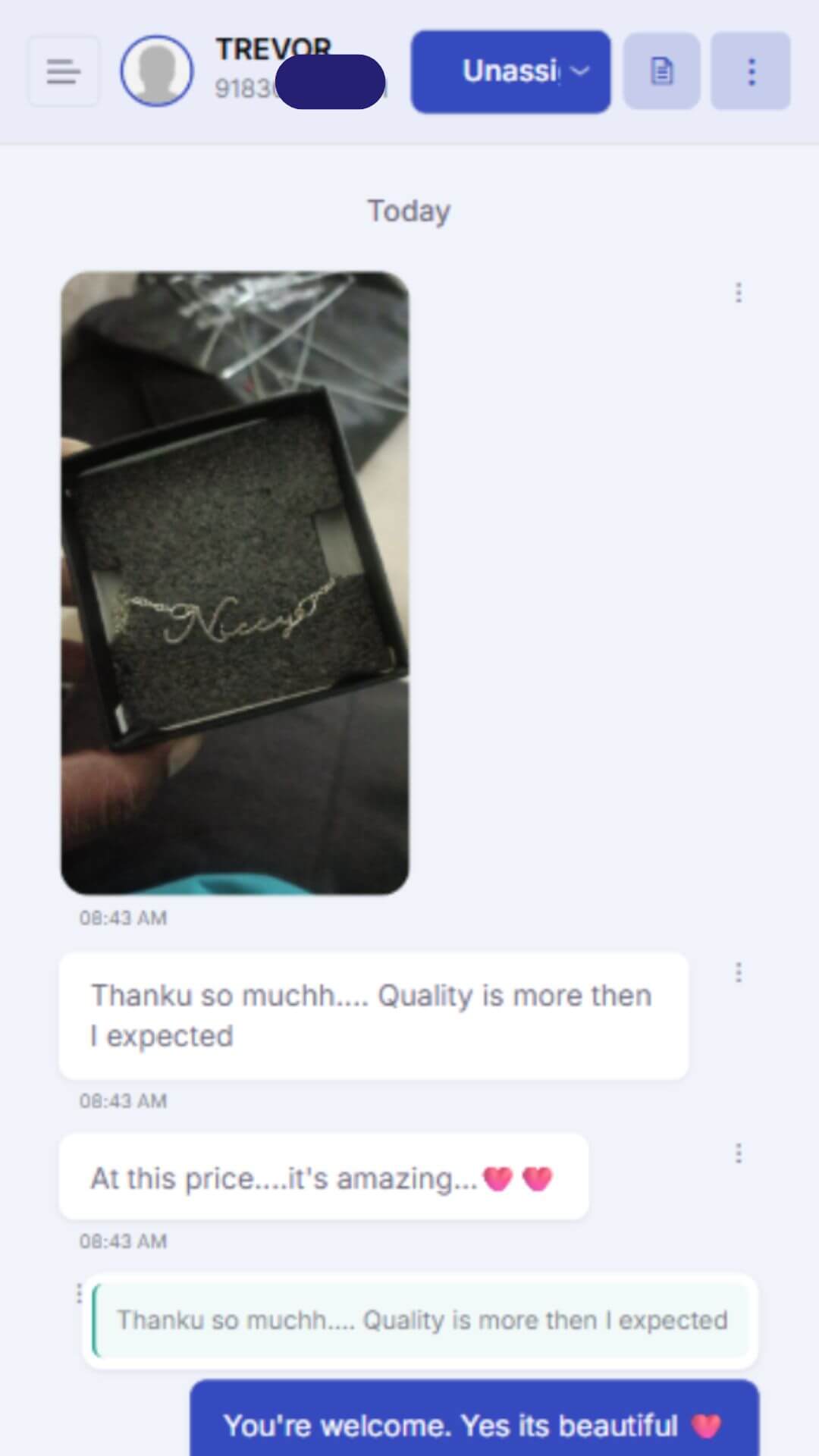 Customer testimonial 6