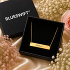 Gold Plated Beautiful Bar Name Necklace