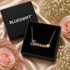 Gold Plated Beautiful Heart Name Necklace