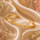 Gold Plated Simple Name Bracelet
