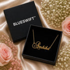Gold Plated Stylish Name Necklace