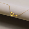 Personalized Crown Name Necklace
