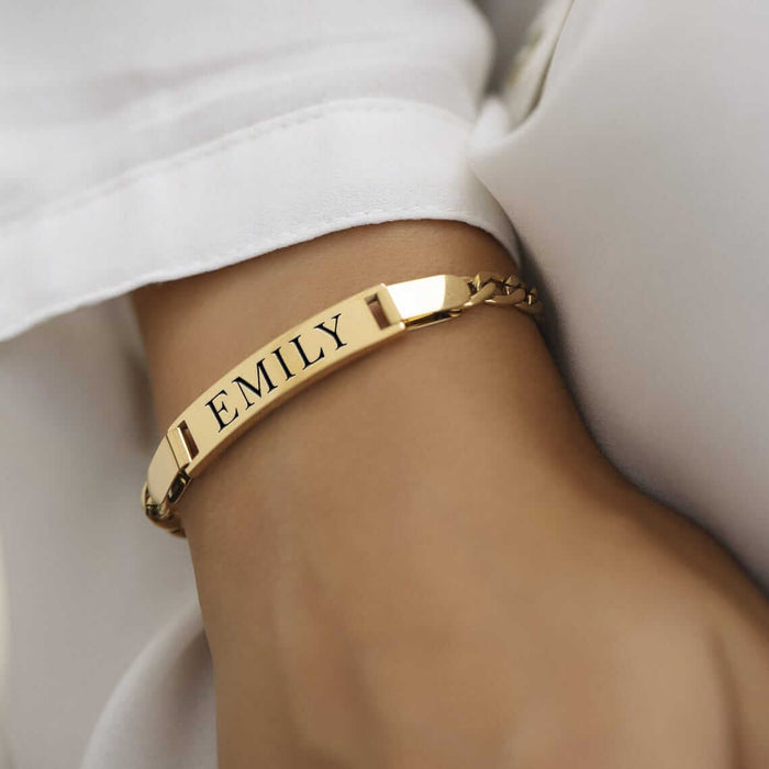 Personalized Beautiful Bar Name Bracelet