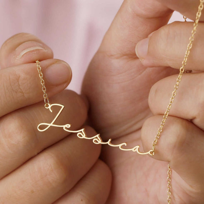 Personalized Signature Name Necklace