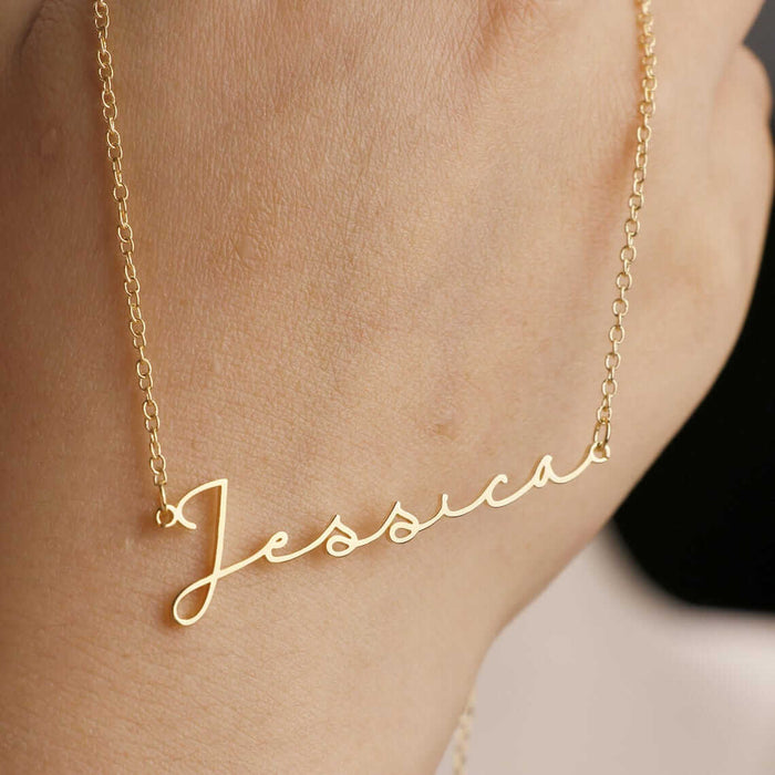 Personalized Signature Name Necklace