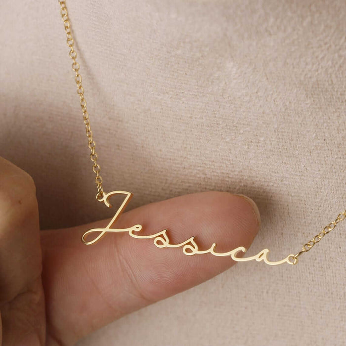 Personalized Signature Name Necklace