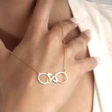 Gold Plated Infinity Single Name Necklace