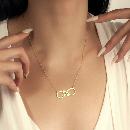 Personalized Infinity Single Name Necklace