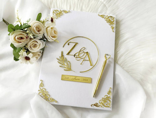 Personalized Nikah Nama Folder with Pen