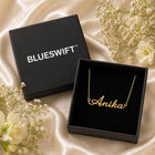 Gold Plated Simple Name Necklace