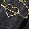 Personalized Single Heart Name Necklace