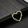 Personalized Heart Shape Name Necklace