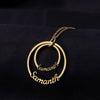 Personalized Circle Name Necklace